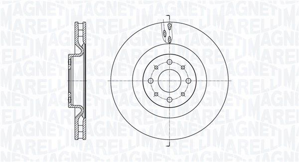 MAGNETI MARELLI stabdžių diskas 361302040532